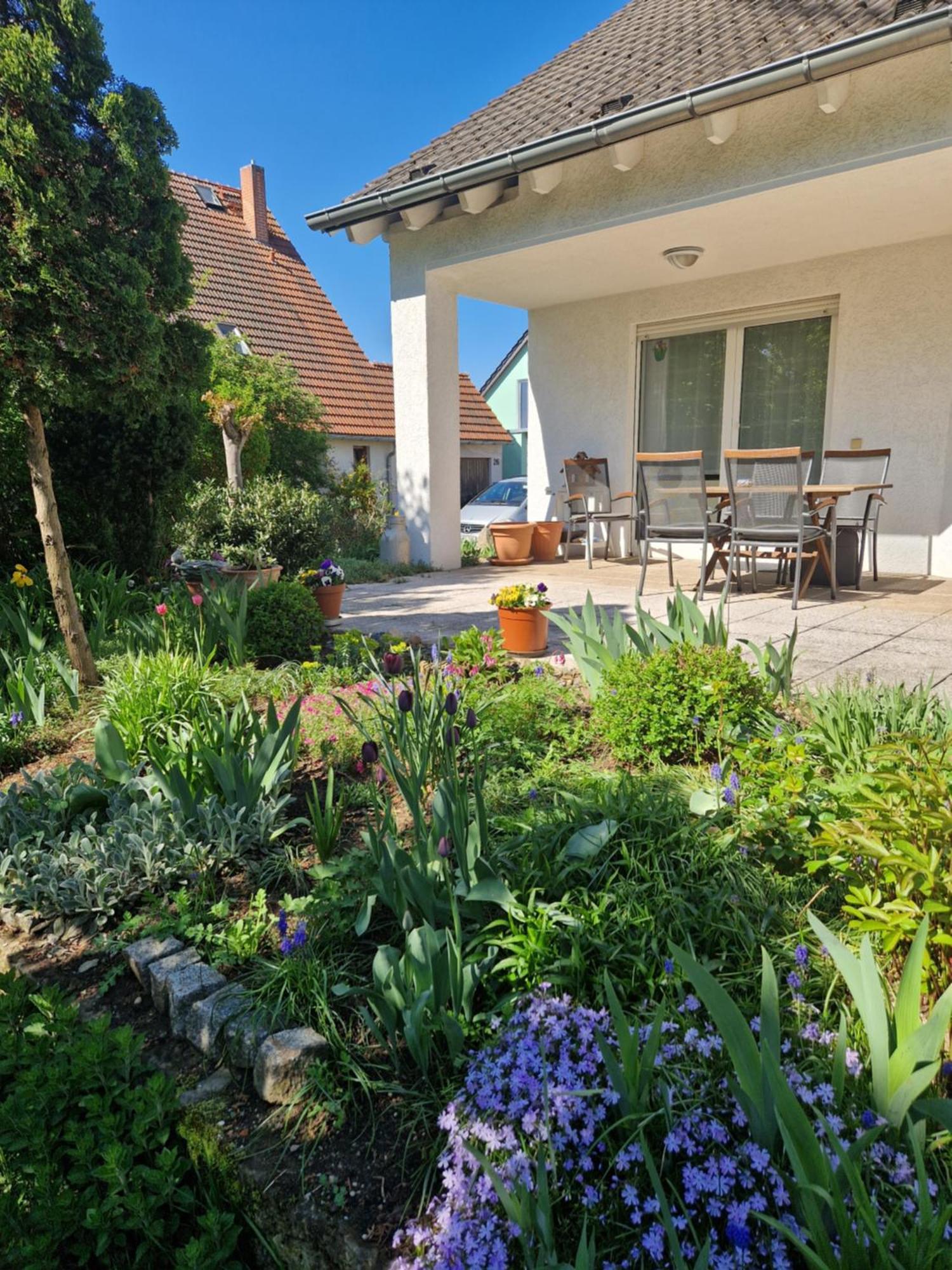 Kleine Moderne Ferienwohnung Tauscha Zewnętrze zdjęcie